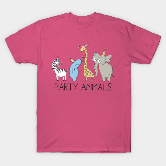 Party Animals T-Shirt by Dreamy Panda Designs